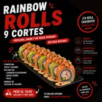 Rainbow Rolls (9 Corte
