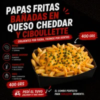 Papas Fritas Cheddar
