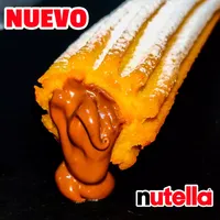 Churro Relleno de Nutella